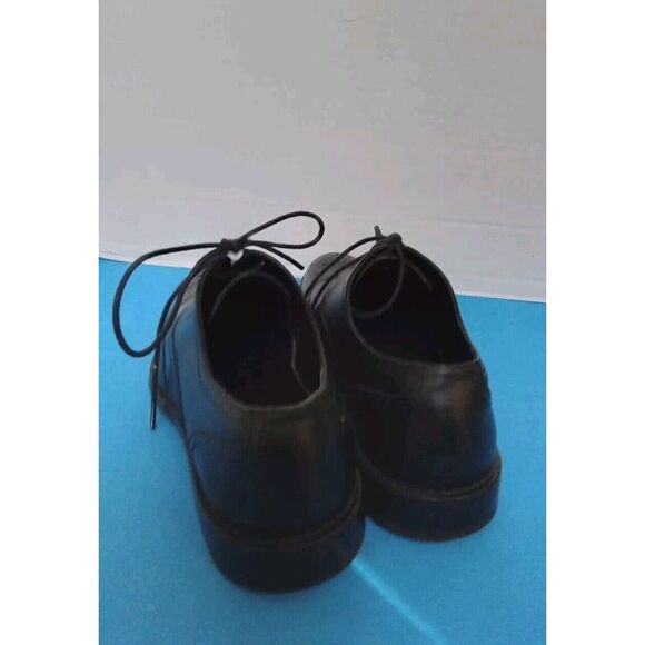 Leather Wingtip Oxford‎ Dress Shoes Lace Up Business Casual Black